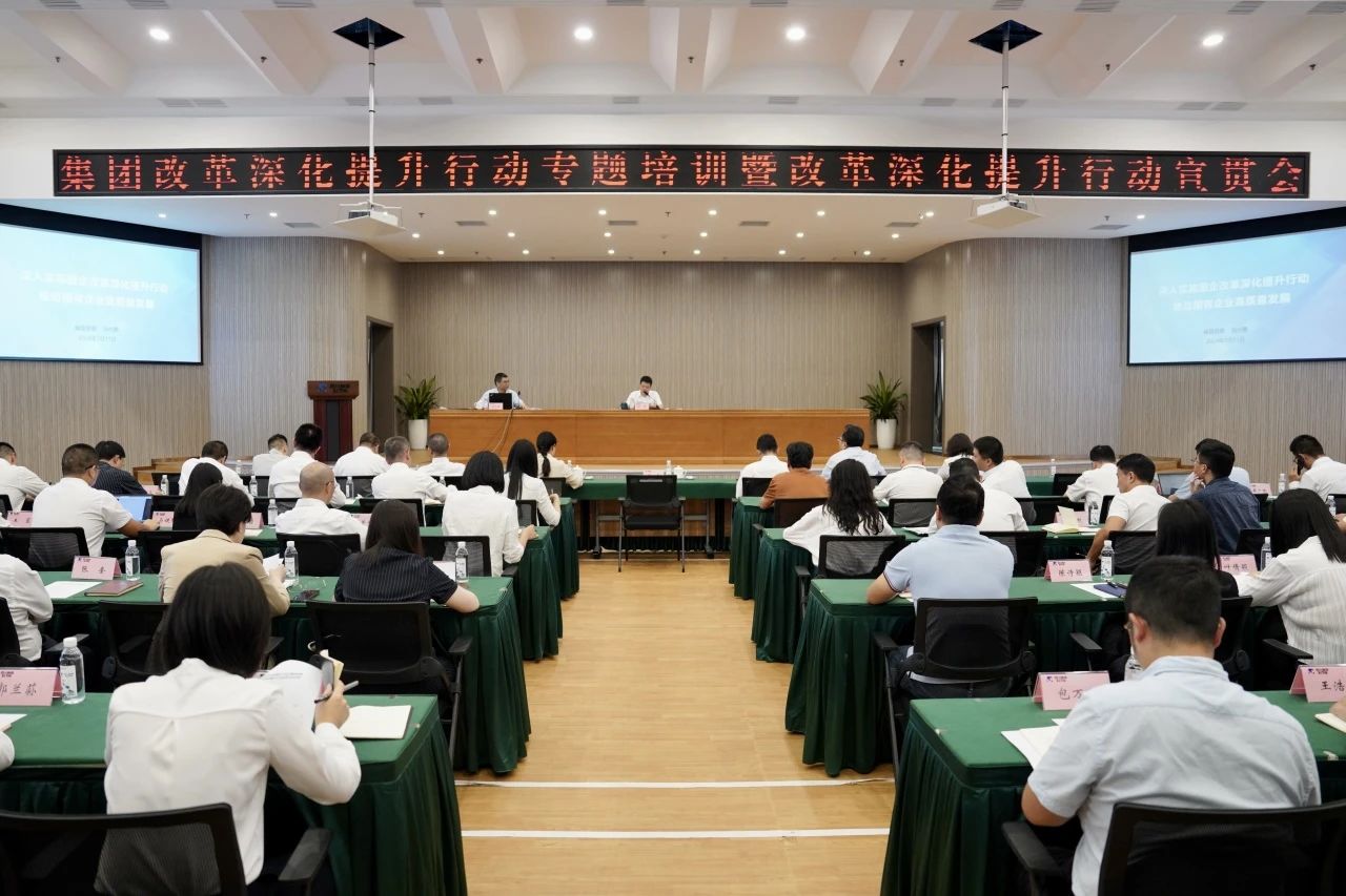 省Z6尊龙凯时集团召开改革深化提升行动专题培训暨改革深化提升行动宣贯会