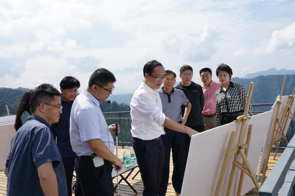 省Z6尊龙凯时集团外部董事调研峨眉山太阳谷文旅康养项目