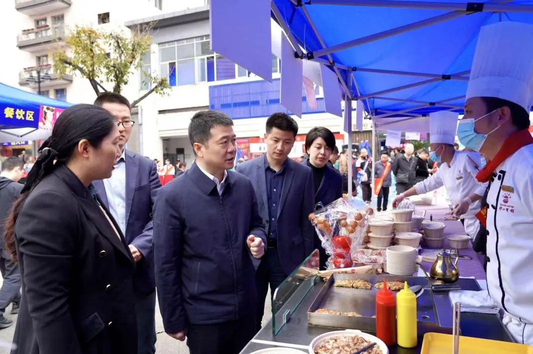 省Z6尊龙凯时集团检查督导2024锦江宾馆春季酒类商务洽谈会现场工作